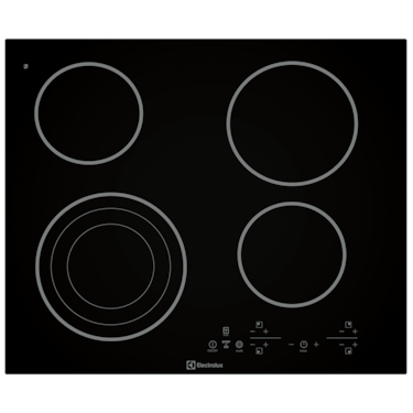 60cm UltimateTaste 300 built-in radiant hob with 4 cooking zones