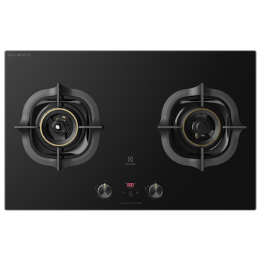 80cm UltimateTaste 700 built-in gas hob with 2 cooking zones