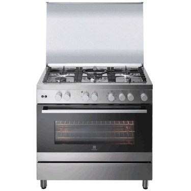 90cm UltimateTaste 700 freestanding cooker with gas hob and 130L electric oven