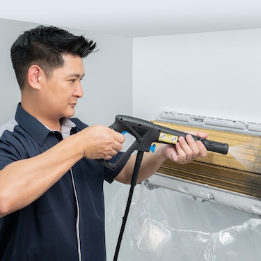  In-home cleaning for air conditioner &gt; 18,000 BTU